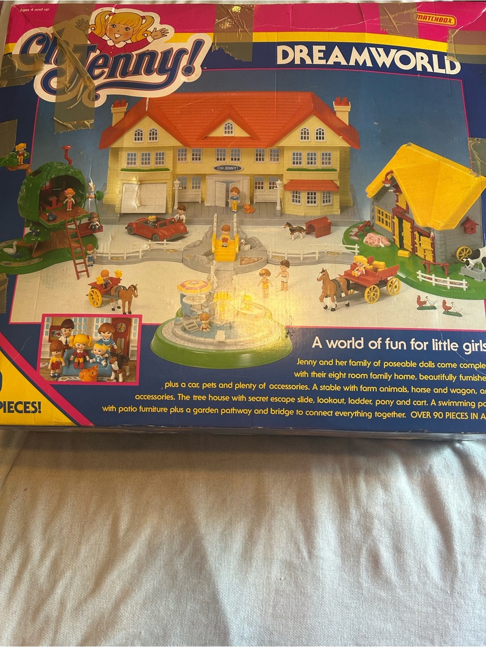 Vintage Matchbox toys Oh Jenny Dreamworld playset